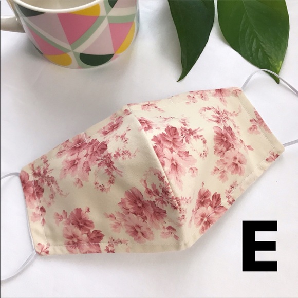 Floral Print Handmade Face Masks - Picture 6 of 7